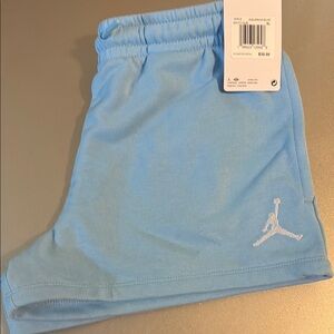Jordan Blue Athletic Shorts with Jumpman Logo